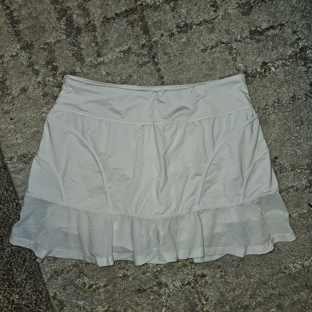 White Ruffled Women's Skirt